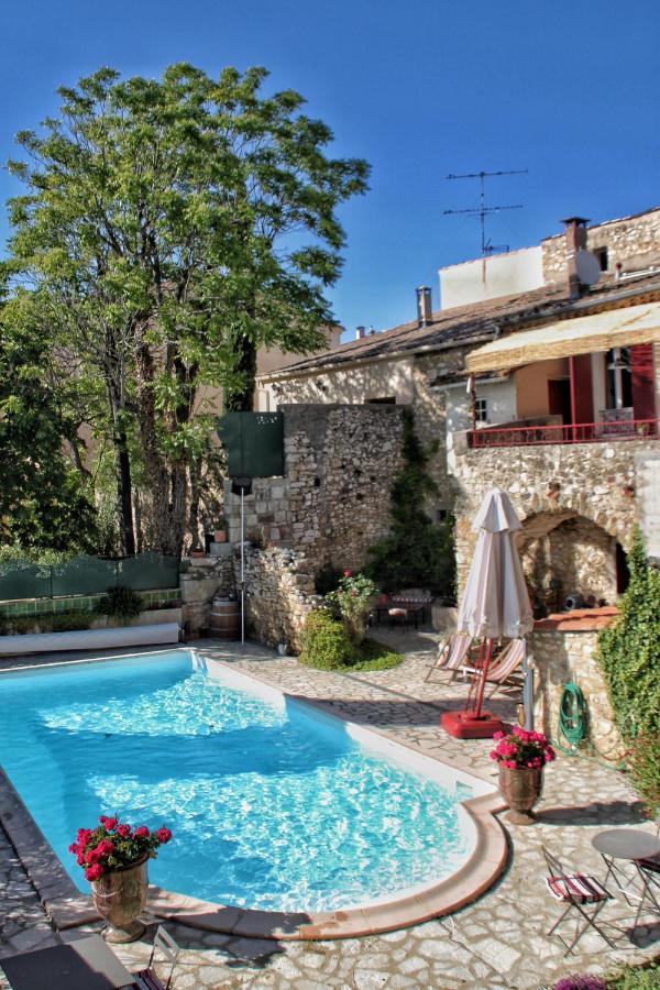 La Dolce Vita - Studio Dans Propriete Avec Piscine Montpeyroux  Buitenkant foto