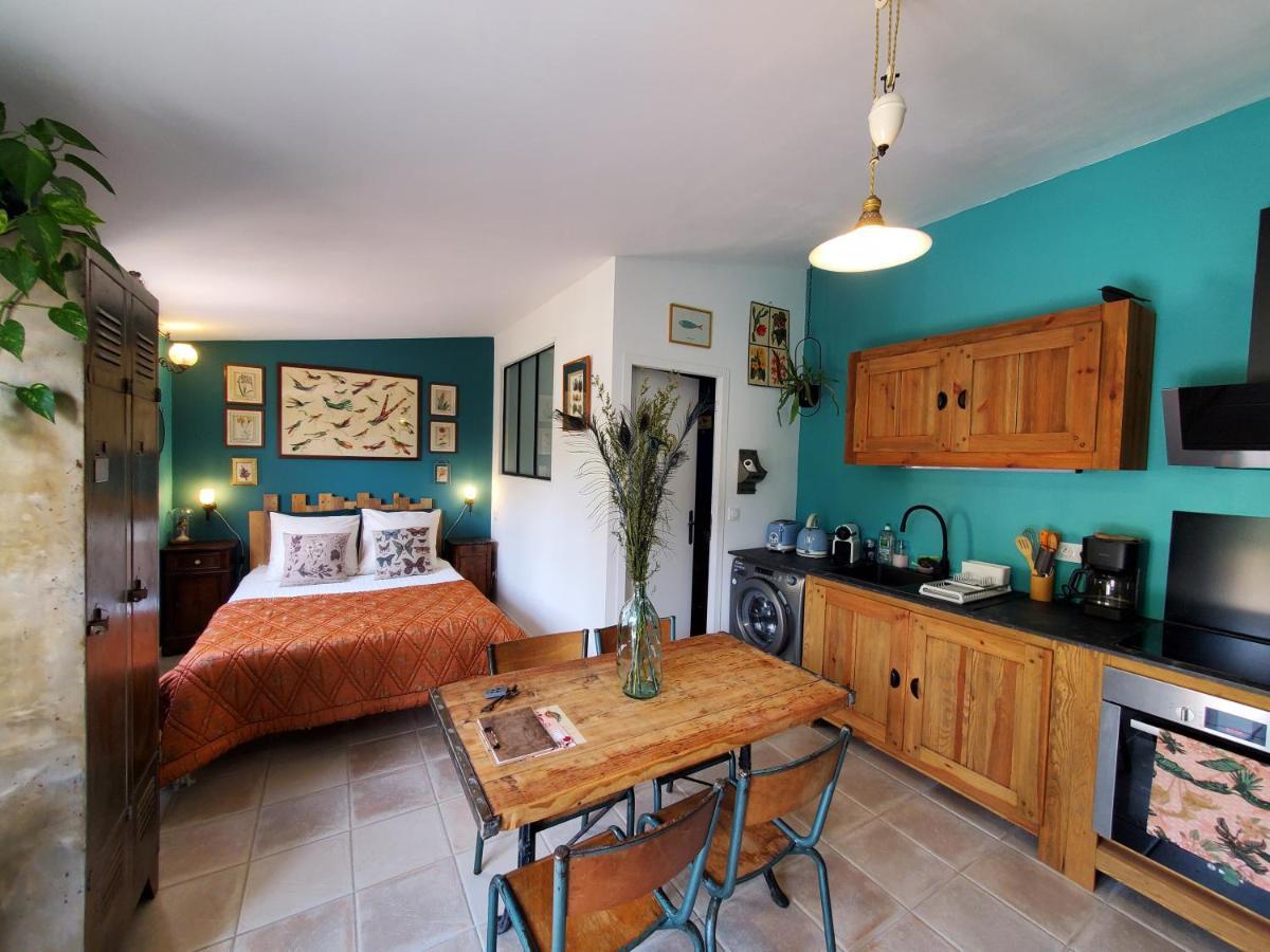 La Dolce Vita - Studio Dans Propriete Avec Piscine Montpeyroux  Buitenkant foto