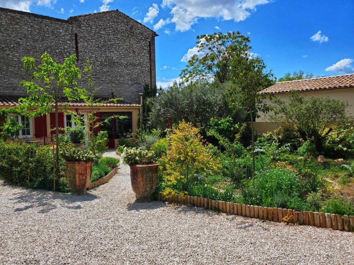 La Dolce Vita - Studio Dans Propriete Avec Piscine Montpeyroux  Buitenkant foto